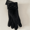 Guantes con brillos Victoria's Secret negro