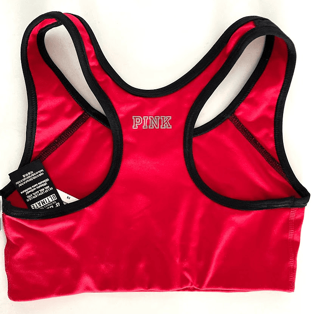 (XS) Peto deportivo Victoria’s Secret PINK rojo estrellas