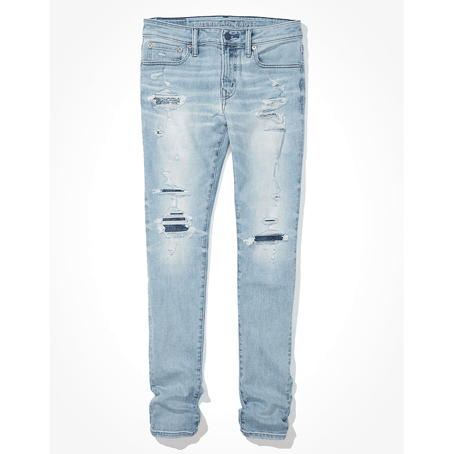 Jeans Hombre American Eagle Airflex + Stacked Skinny 6160