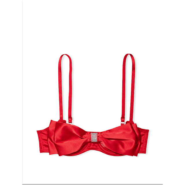 Sosten Moño Satin Victoria's Secret Dream Angels Rojo