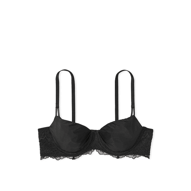 Sosten Push Up Sin Relleno Victoria's Secret 36ddd Negro