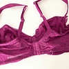 (38DDD) Sosten Encaje Con volantes Savage X Fenty Ciruela