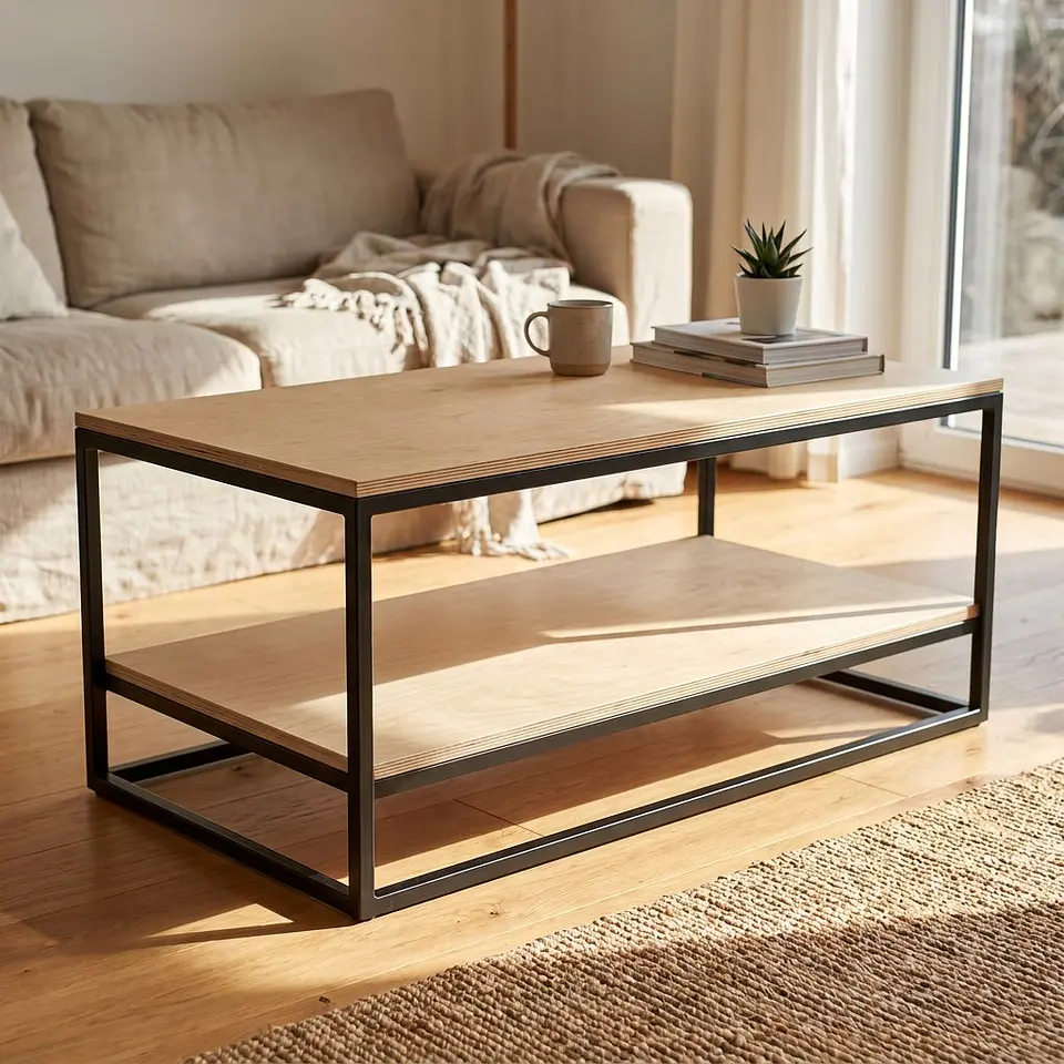Mesa de centro con almacenaje 1