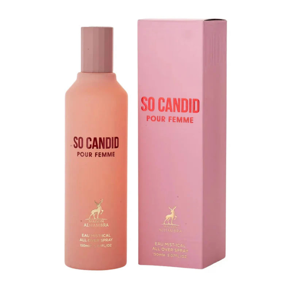  Body Spray Maison Alhambra So Candid Pour Femme All Over Perfume 150Ml Mujer 