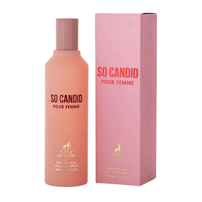  Body Spray Maison Alhambra So Candid Pour Femme All Over Perfume 150Ml Mujer 