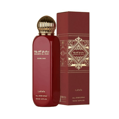Badee Al Oud Sublime Lattafa All Over Perfume Spray 150Ml Unisex