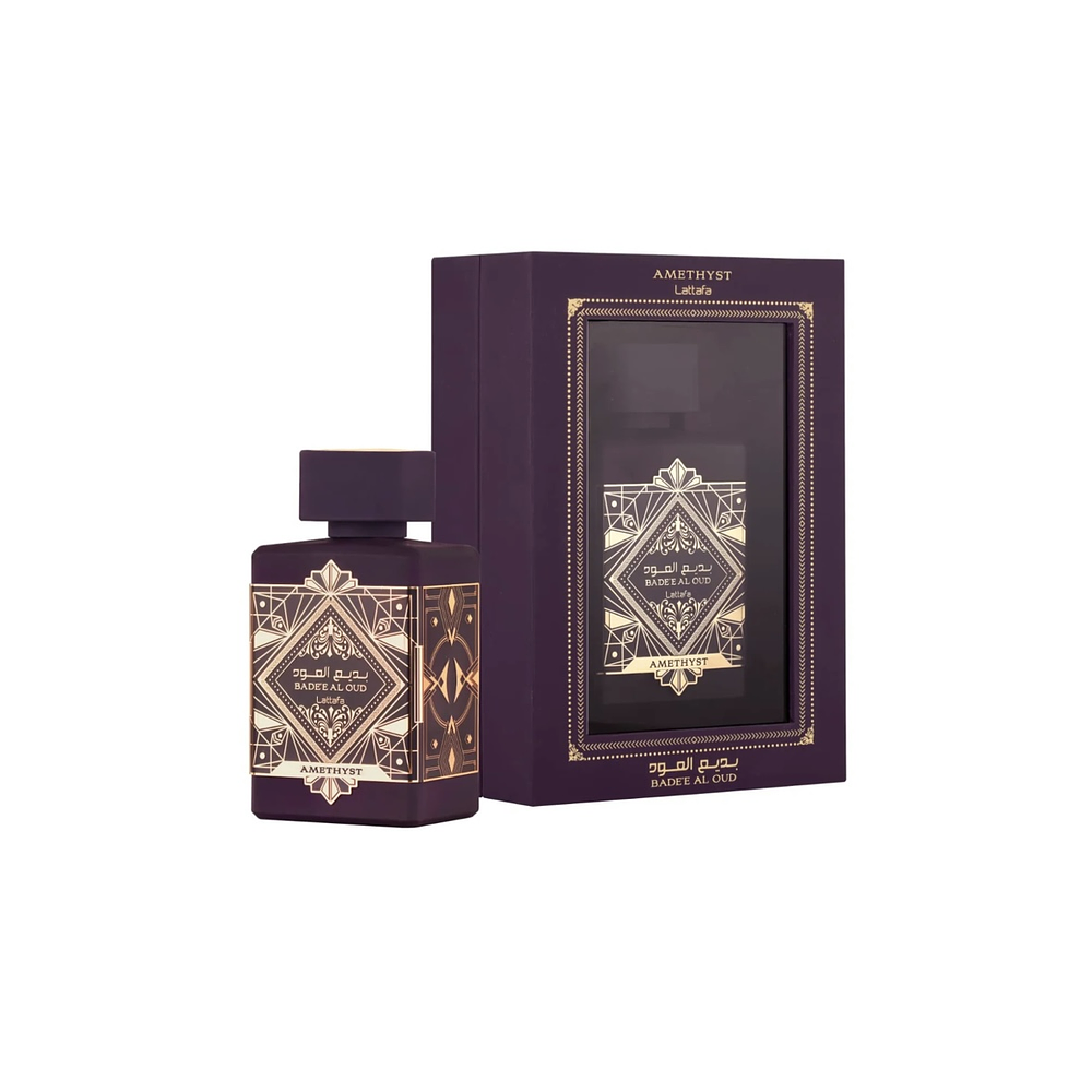 Badee Al Oud Amethyst 100Ml Edp Unisex Lattafa Perfume - Inspirado en Atomic Rose de Initio