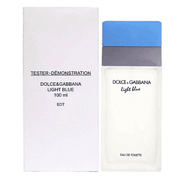 LIGHT BLUE WOMEN EDT 100 ML (TESTER-PROBADOR)