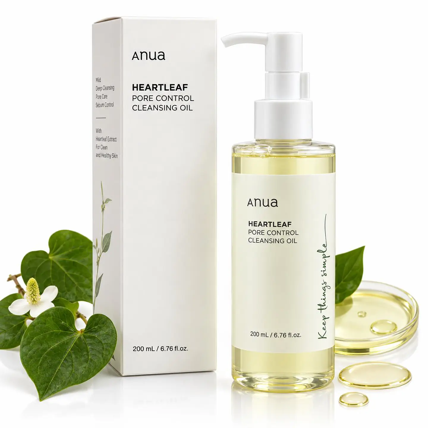 Anua Heartleaf Pore Control Cleansing Oil 1