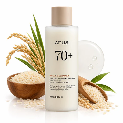 Anua Rice 70 Glow Milky Toner + Ceramide