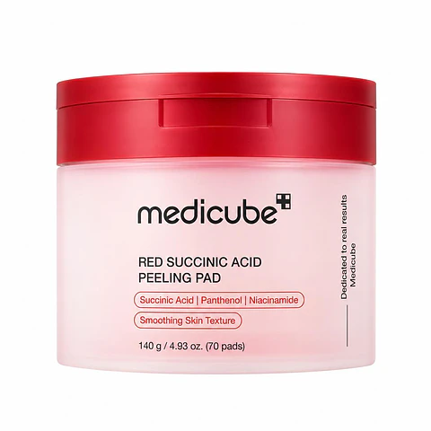Medicube Red Succinic Acid Peeling Pad – 70 Pads