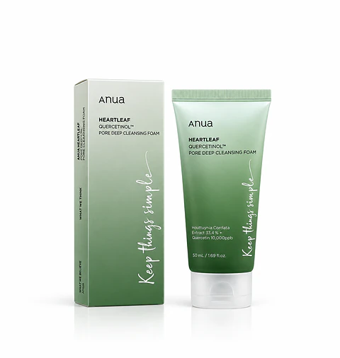 Anua Heartleaf Quercetinol™ Pore Deep Cleansing Foam – 150 ml