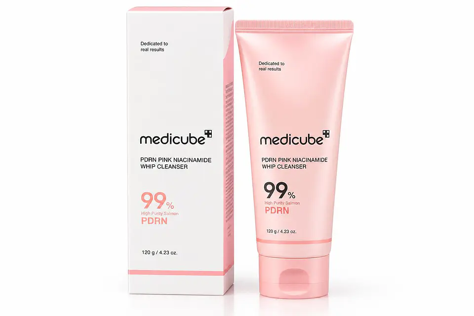 Medicube PDRN Pink Niacinamide Whip Cleanser 1