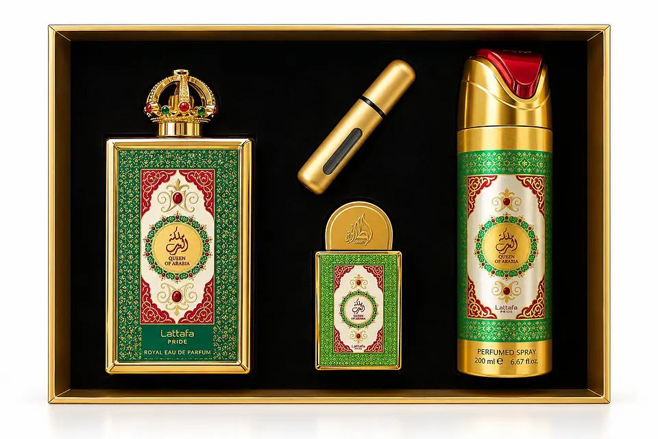 Lattafa Pride Queen of Arabia – Coffret de Perfume  1