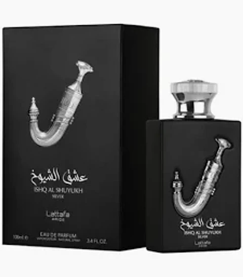 LATTAFA  ISHQ AL SHUYUKH SILVER EDP 100 ML UNISEX