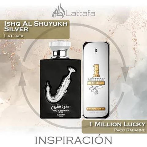 LATTAFA  ISHQ AL SHUYUKH SILVER EDP 100 ML UNISEX
