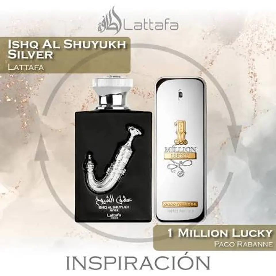 LATTAFA  ISHQ AL SHUYUKH SILVER EDP 100 ML UNISEX 2