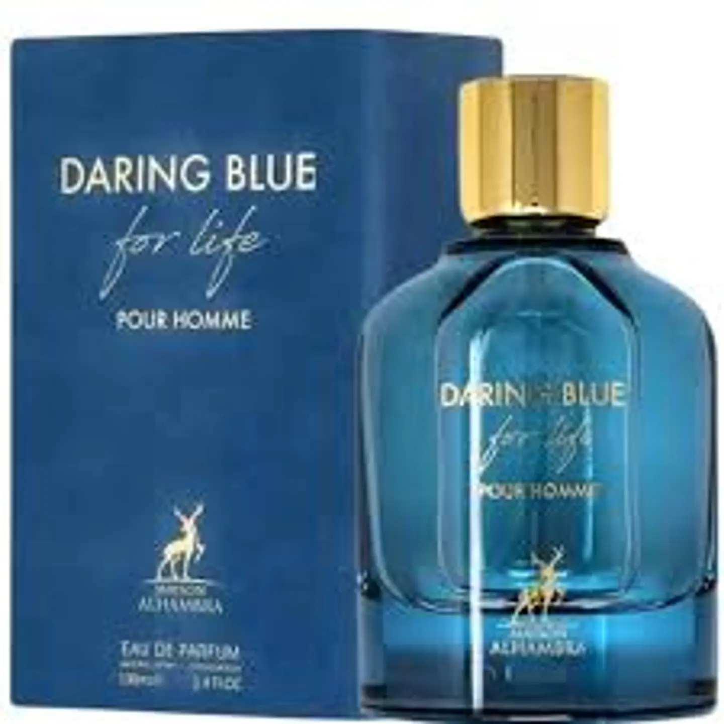 MAISON ALHAMBRA  DARING BLUE FOR LIFE POUR HOMME EDP 100 ML 1