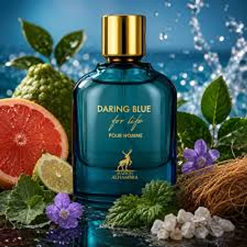 MAISON ALHAMBRA  DARING BLUE FOR LIFE POUR HOMME EDP 100 ML