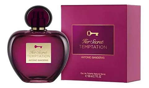 ANTONIO BANDERAS  HER SECRET TEMPTATION  EDT 80 ML