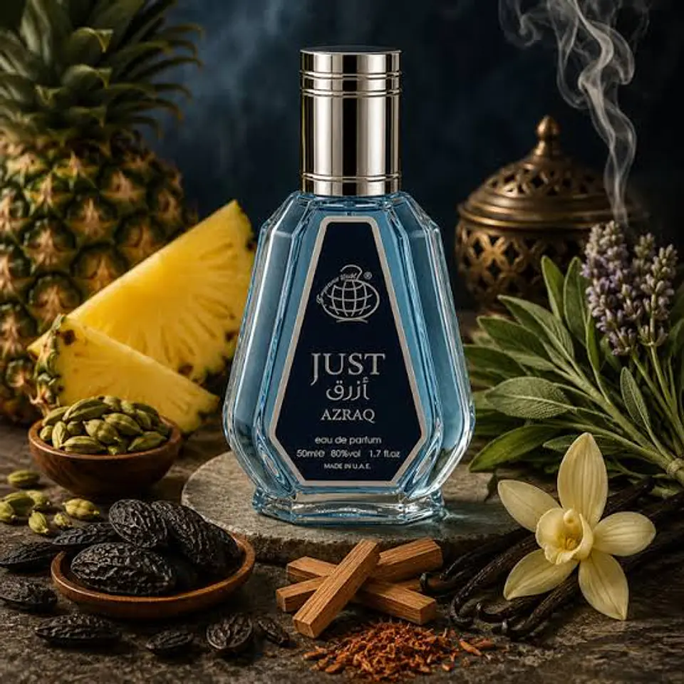 FRAGANCE WORLD  JUST AZÚL EDP 50 ML UNISEX 2