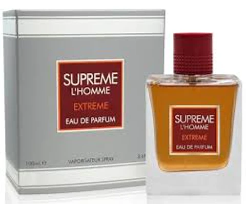 FRAGANCE WORLD  SUPREME LHOMME EXTREME EDP 100 ML
