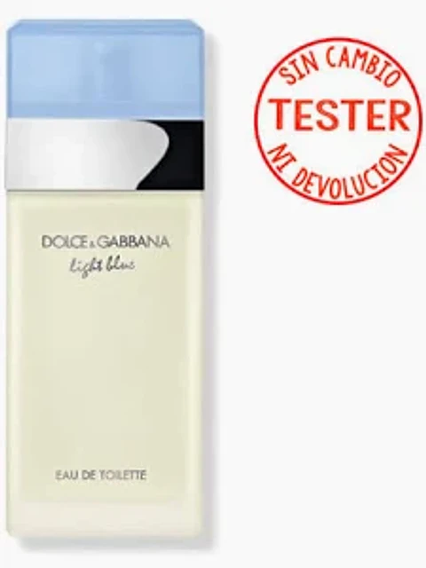 DOLCE & GABANNA LIGHT BLUE EDT TESTER 100 ML