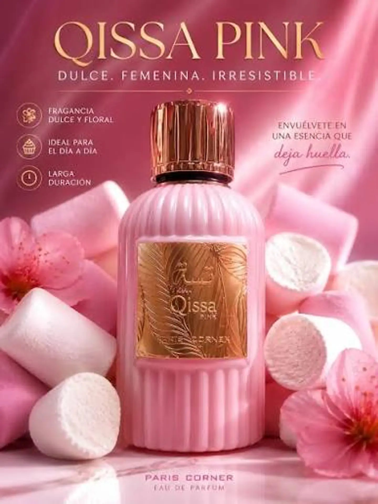 PARIS CORNER  QISSA PINK EDP 100 ML 2