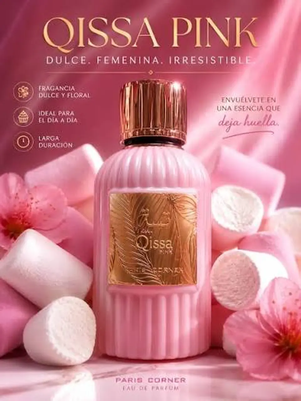PARIS CORNER  QISSA PINK EDP 100 ML 2