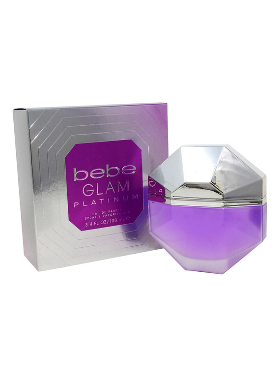Bebe Glam Platinum para mujer / 100 ml Eau De Parfum Spray