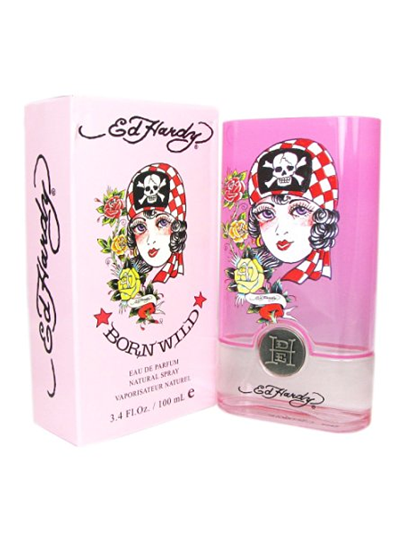 Ed Hardy Born Wild para mujer / 100 ml Eau De Parfum Spray