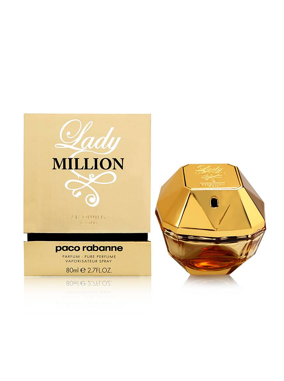 Lady Million Absolutely Gold para mujer / 80 ml Pure Perf...
