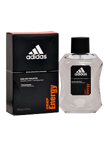 Adidas Deep Energy para hombre / 100 ml Eau De Toilette Spray