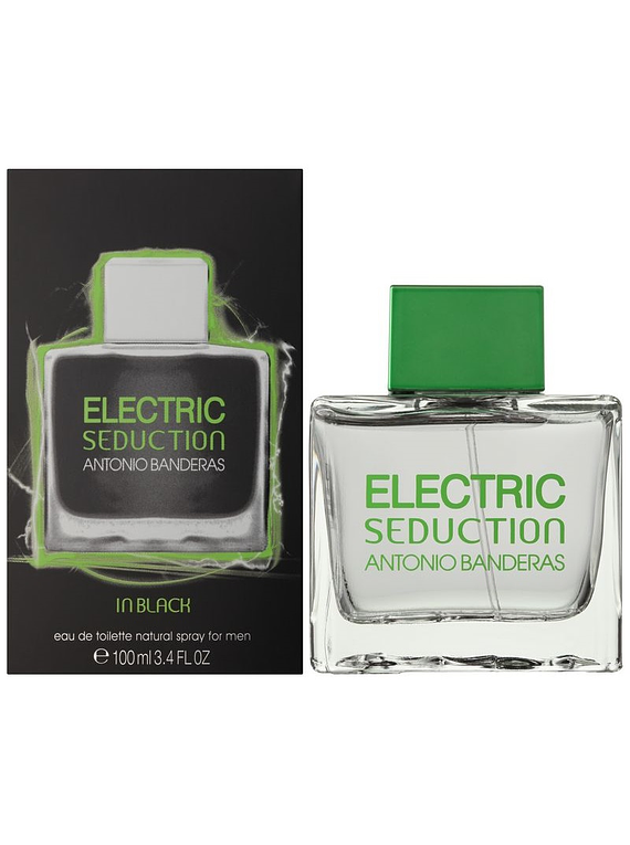 Electric Seduction In Black para hombre / 100 ml Eau De Toilette Spray