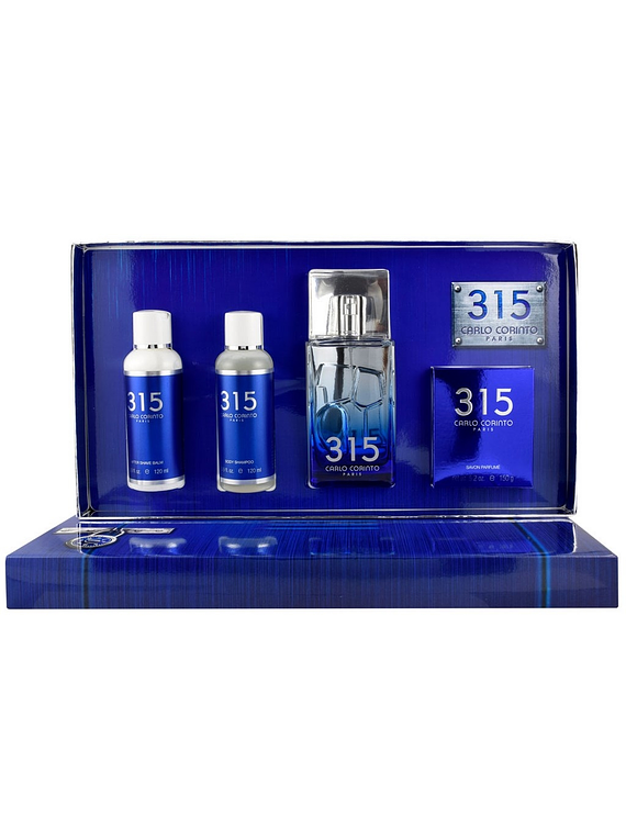 Carlo Corinto 315 para hombre / SET - 100 ml Eau De Toilette Spray