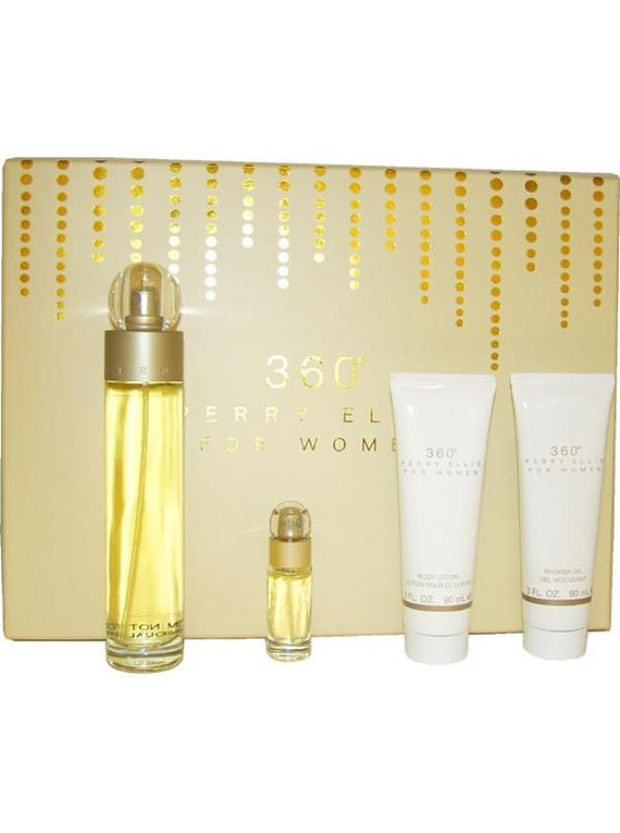 360º para mujer / SET - 100 ml Eau De Toilette Spray