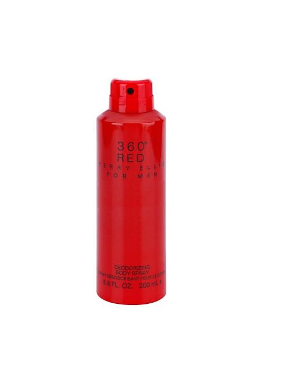 360º Red para hombre / 200 ml Body Mist Spray