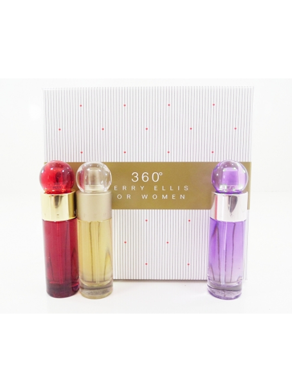 360º Trio para mujer / SET - Eau De Toilette Spray