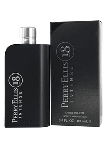 Perry Ellis 18 Intense para hombre / 100 ml Eau De Toilette Spray