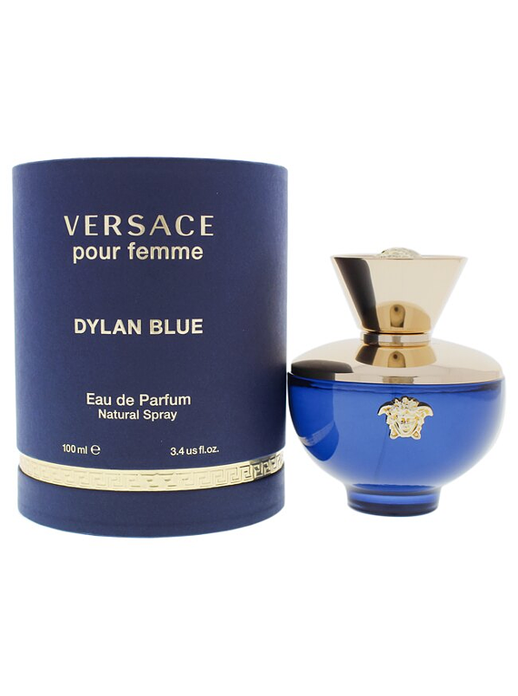 Versace Pour Femme Dylan Blue para mujer / 100 ml Eau De Parfum Spray