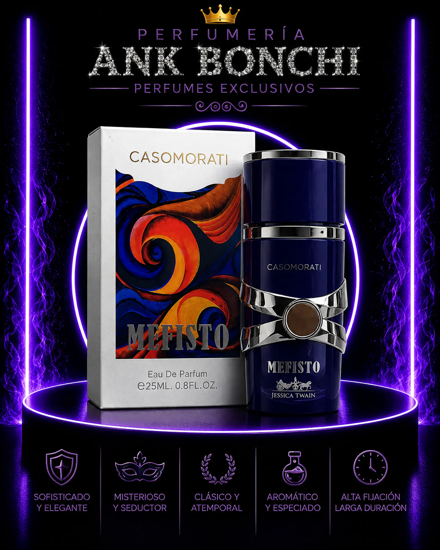 Mefisto Casomorati 25ml dupe asad zanzibar (hombre) 1