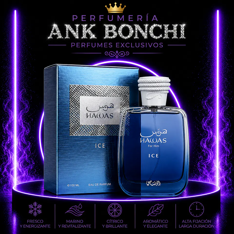 hawas ice 100 edp (hombre) 1