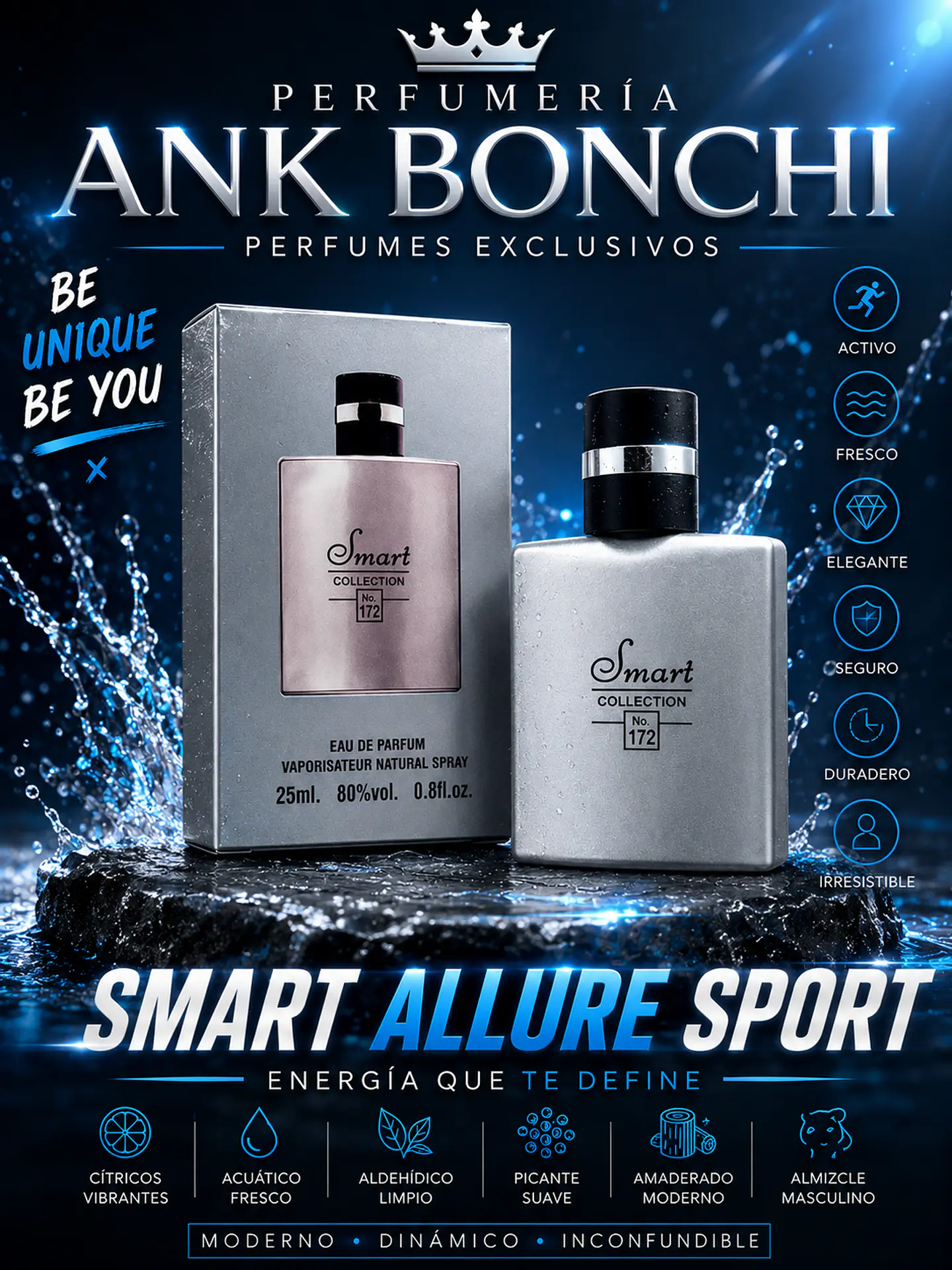 Smart 172 dupe Allure homme sport 25ml  1
