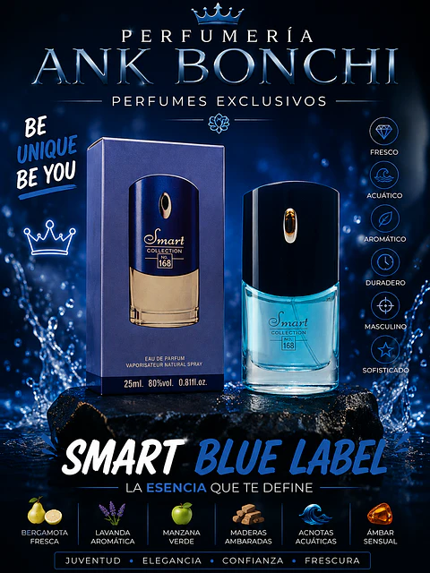 Smart 168 25ml dupe de blue label 