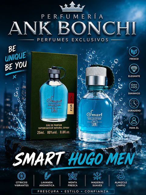 Smart 28 25ml dupe hugo man