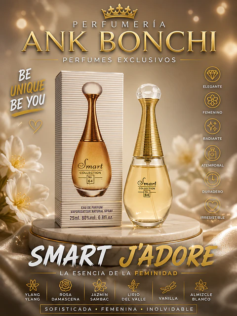 Smart 64 25ml (dupe de j'adore de dior) mujer 