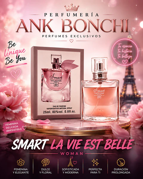 Smart 387 25ml dupe de la vie est belle mujer 