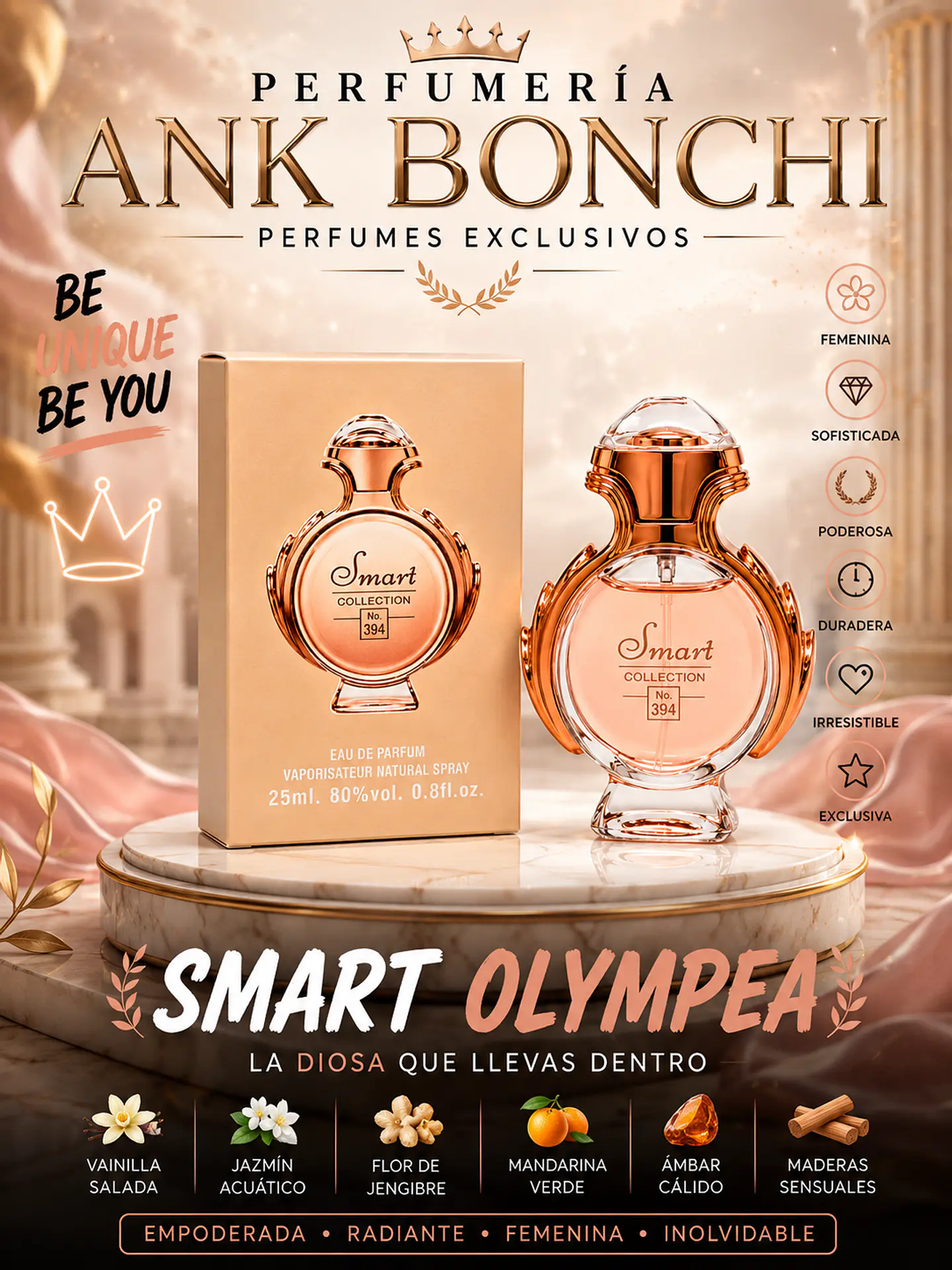 Smart 394 25ml (dupe de ilympea paco rabbane) mujer  1