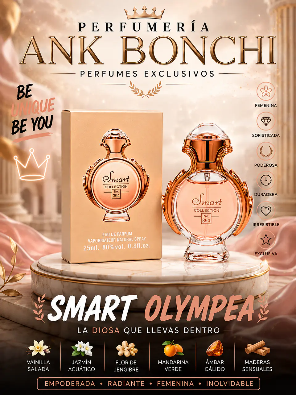 Smart 394 25ml (dupe de ilympea paco rabbane) mujer  1