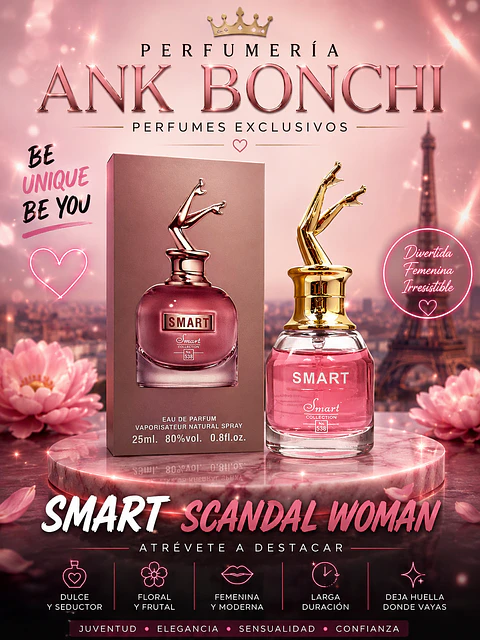 Smart 538 25ml (dupe de scandal woman ) mujer
